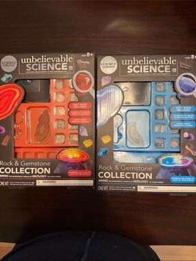 Unbelievable Science Rock & Gemstone Collection - Red and Blue